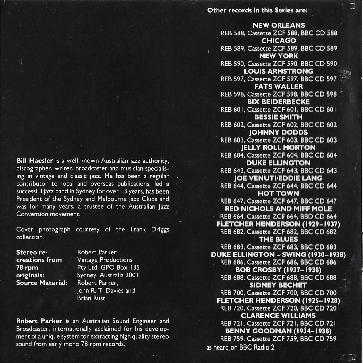 Middle of cover of BBCCD691